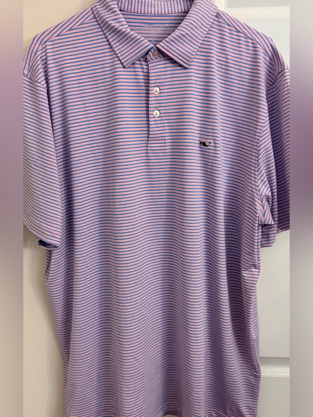 NWT Vineyard Vines Striped OTG Sankaty Men’s XL Short Sleeve Polo Shirt